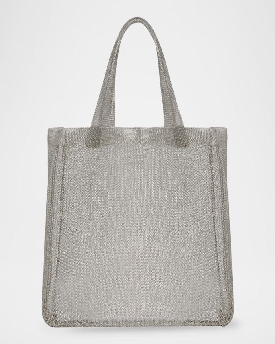 Imogen Mini Tote Bag in Steel Mesh